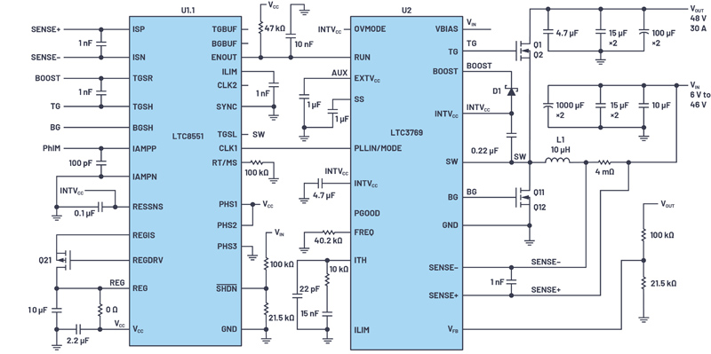 Multiply Power of a Boost Converter with a Phase Expander